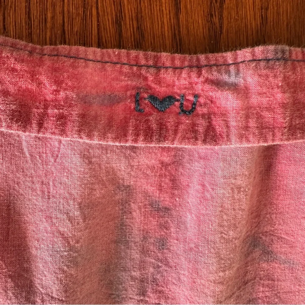 Vintage Cotton Tie Dye Jumpsuit Boho Festival Summer Bohemian - Picture 7 of 8